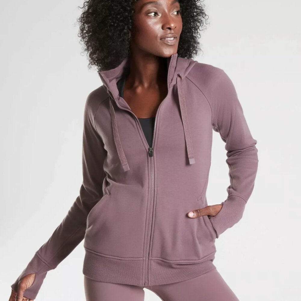 Athleta Women's Size XS Volcanic Violet Triumph Hoodie